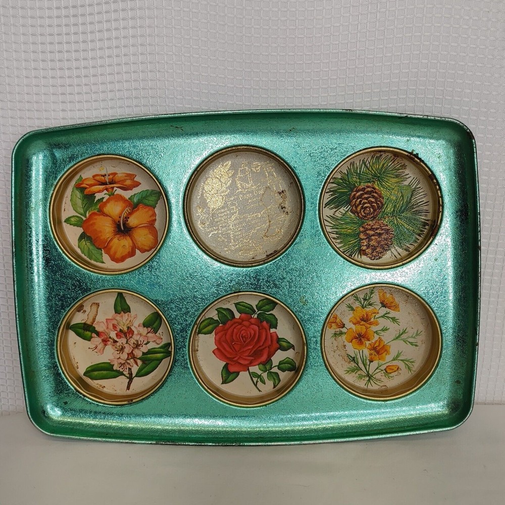 Vintage Cape Cod Massachusetts Beverage Drink Souvenir Tin Serving Tray